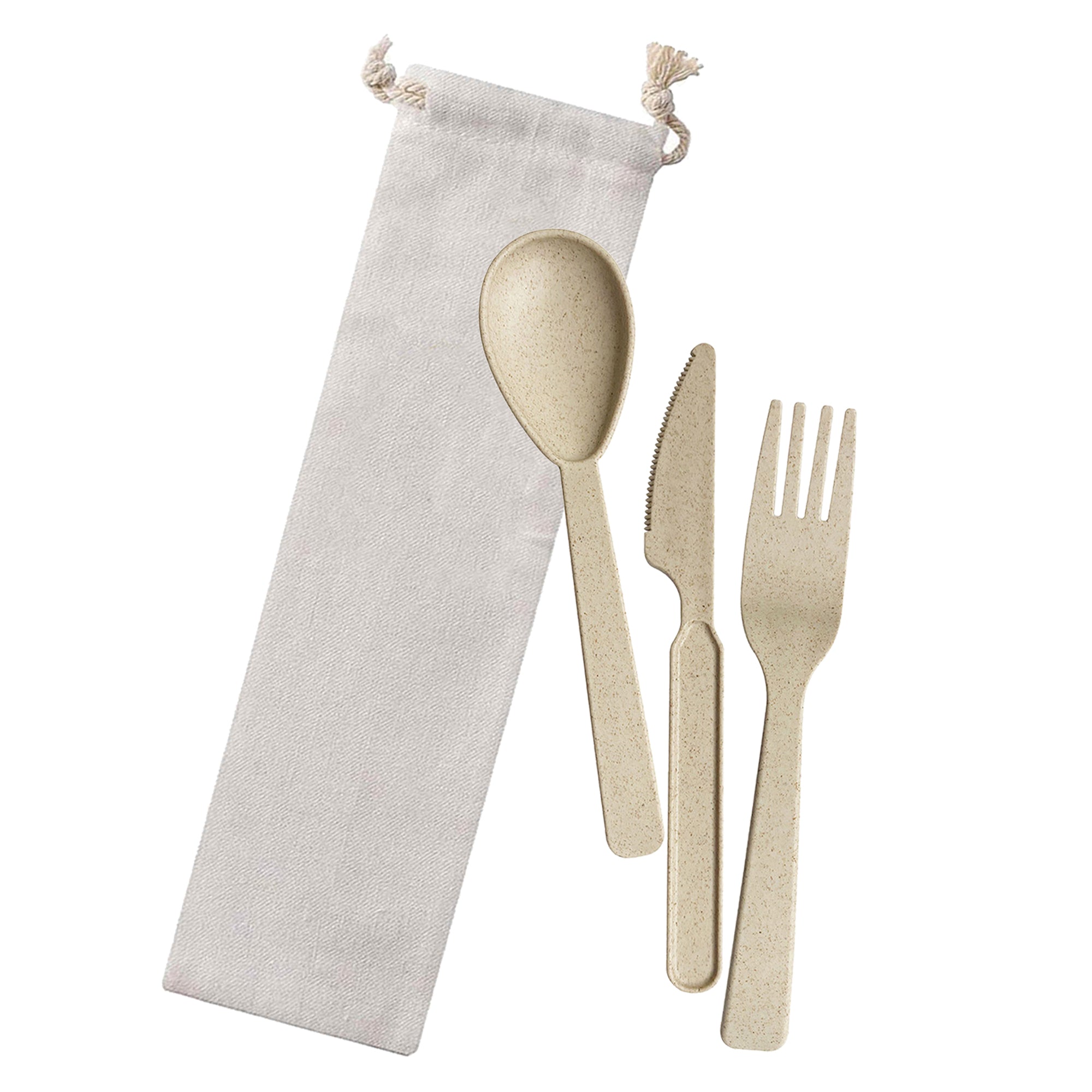 Wheat Straw Utensils In Bag - Simply Merchandise